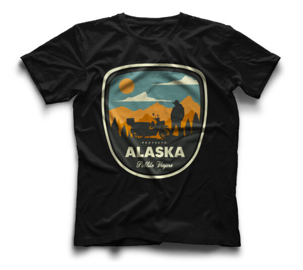 Remera Proyecto Alaska Negra