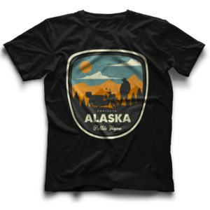 Remera Proyecto Alaska Negra
